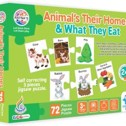 Animals Their Homes & What they Eat (1500) Jigsaw puzzle-28