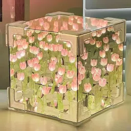 Tulip Cube Mirror Lamp Table Lamp-picture-10