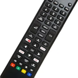 ERNIL Lcd Led Smart Tv Remote Compatible for Crown Lcd Led Smart TV With Youtube Netflix Button (Match With Your Remote) Remote Controller-8