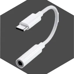 Niztech White Audio Jack Type C to 3.5 mm Headphone Converter Adapter, Connector Phone Converter-34