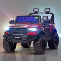 Battery Car Electric Jeep for Kids Ride on Toy Car With Bluetooth Rechargeable Jeep Battery Operated Ride On-image-55