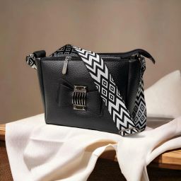 Black Women Sling Bag Trendy|Classic|Party Sling Bag for Womens, Made With Best Quality PU Material-image-72