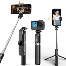 Mindfied Bluetooth Extendable Selfie Stick with Wireless Remote and 2 Level Fill 3 Axis 3 Axis Gimbal for Mobile-18