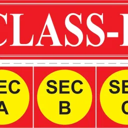 Poster School Sticker Class Ii With Section (13x19 Inches, Wall Poster, Matte, Multicolor) Fine Art Print-image-53