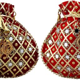 Women Maroon, Red Potli-image-109