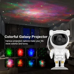 vacotta Astronaut Projector 360° Adjustable Galaxy Projector Light with Remote Control Night Lamp image 3