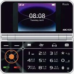 New Rock Fold Mini Dual Sim Keypad Mobile with 2.8 Display Call & SMS-picture-28