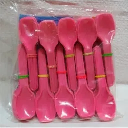 Plastic Spoon Set of 100 Disposable Plastic Dessert Spoon Set-12