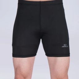 Solid Men Black Tights-image-13