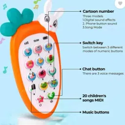 aktoon toys New Rabbit Phone Smart Phone (pc of 1 pc) (Multicolor) image 2