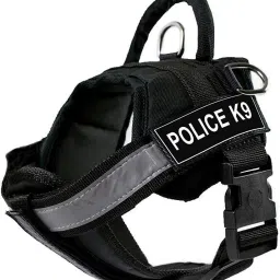 Dog Harness, Chest Body Belt for Dogs. Size Extra Large, Black Choke-Free Double Padded Vest with Adjustable Neck and Chest Dog Standard Harness-image-45