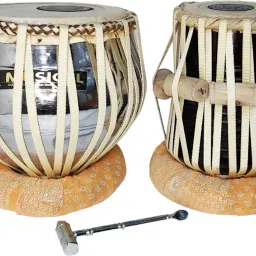 Iron Bayan Sheesham Dayan Tabla Set Ring Pad Hammer Professional Tabla-image-32
