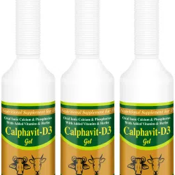 Animal Feed Supplement Pack of 3 (300ml x3) 0.9 kg (3x0.3 kg) Wet Young, Senior, Adult Cow Food-10
