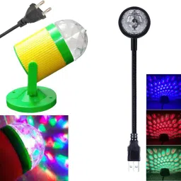 USB Disco Light + Disco Projection Light with Multi Lights and Different Pattern Single Disco Ball-picture-36