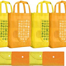 Foldable Bag Pack of 4 Grocery Bags-image-43