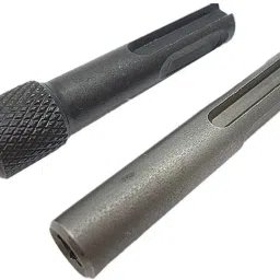 as tool center 2pcs SDS Plus to 1/4" Inch Hex Socket Nut Impact Driver Adaptor Set Impact Driver Socket Adapter image 3