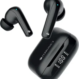 Zeb-Pods K2, Upto 40H Backup, Dual EQ Mode,Quad Mic ENC, 40ms Low Latency Gaming Bluetooth without Mic Headset-0