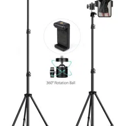 SHUDAUSHI 6.9" feet (210cm) Metal strong mobile phone tripod/camera stand Monopod Kit, Tripod, Tripod Kit, Tripod Ball Head-11
