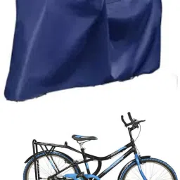 Cycle Cover Plain Blue For Peak IBC 24T Bicycle Cover Free Size-image-44