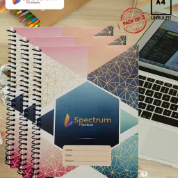 Spiral Notebook A4 Notebook PLAIN AND UNRULLED 180 Pages-image-93