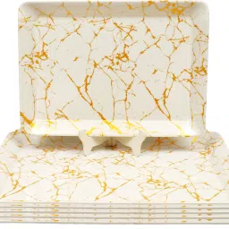 Rectangle Serving Tray for Home Parties Reusable Microwave Safe Platters Tray-picture-16
