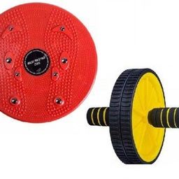 shopimoz Combo abs ab roller+tummy twister for give your tummy perfect shape Fitness Accessory Kit Kit-picture-28