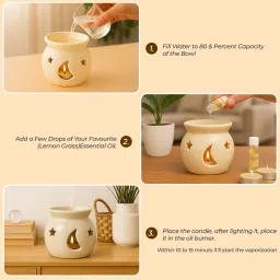 floryn decor Lemongrass Diffuser Set image 3