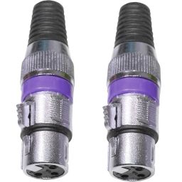 3 Pin MIC XLR Female Mic Mixer Cable Connector with Metal 3.5mm Pin 2 pair Female XLR Connector with 3.5mm Pin-image-14