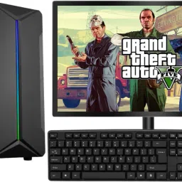 LOESIS Pc Setup Gaming Core i5 (8 GB DDR3/256 GB SSD/Windows 10 Pro/19 Inch Screen/Computer Set) with MS Office-0