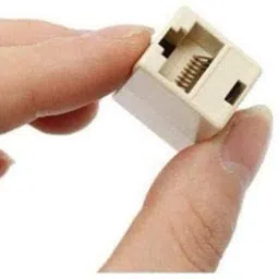 Sadow Pack of 10 RJ45 Connector |LAN Connector | RJ45 Connector Cover Female to Female Ethernet Coupler LAN Adapter Extender RJ45 Socket Network cat5/Cat5e/cat6/Cat6e Jointer Lan Adapter image 5