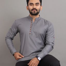 Men Solid Pure Cotton Straight Kurta-image-46