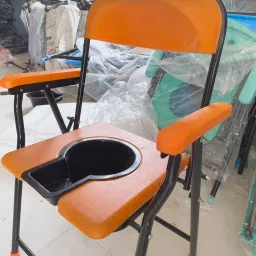Foldable Shower Commode Chair For Toilet,Comfortable For Elderly Pregnant Women Commode Chair-image-49
