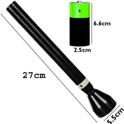 gallaxy 3 Mode Rechargeable High Power Waterproof Torchlight 15W Flashlight Torch 5 hrs Torch Emergency Light image 3