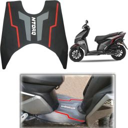 GRU5 TVS NTORQ 125 FOOTMAT/FLOORMAT/SCOOTY MAT (Washable Mats) TVS Ntorq 125 Two Wheeler Mat-image-14