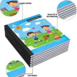 classmate Notebook Regular Notebook Single Line 172 Pages image 4
