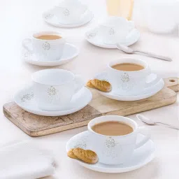 Pack of 12 Opalware Ingot 90 ml Opalware Cup and Saucer Set-image-25