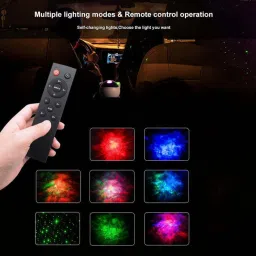 hujai Astronaut Nebula Galaxy Projector Lamp with Remote Control & Timer Table Lamp image 2