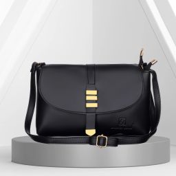 Black Women Sling Bag Gorgeous TRISHUL Sling in Coal Black-image-67