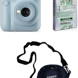 FUJIFILM Instax mini 12 Pastel Blue Instant Film Camera with 10X1 Pack of Instant Film With Blue Pouch Instant Camera-picture-30