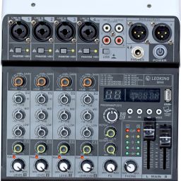 Professional Channel Mixer with Mp3 USB Player, Bluetooth, PC Soundcard Digital Sound Mixer-13