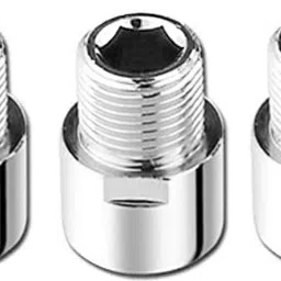 1.5inch Male Threaded Steel Wall Extension for Taps(Bathroom/Toilet/Kitchen3pc) Faucet Nozzle-image-80