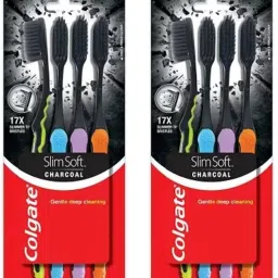 Slim Soft Charcoal Combo Packs Extra Soft Toothbrush-14