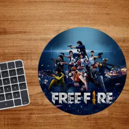 ZORI FREE FIRE Printed Mouse Pads Round Shape, Desktops Computer PC and Laptop Mousepad-11