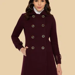 Pure Wool Solid Coat For Women-image-34