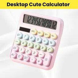 Desktop Calculator, 12-Digit Large LCD and Large Buttons for Office, Homes Q163 Basic Calculator-picture-16