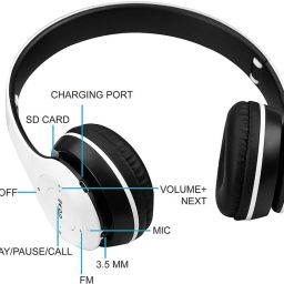 Sports Foldable Wired & Wireless B47 Gaming Headphone Multifunction Earphones Bluetooth Headset-image-80