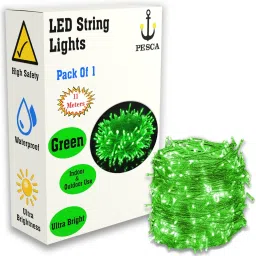 40 LEDs 11 m Green Steady String Rice Lights-image-5
