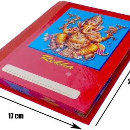 Ganesh Note Book/Khata (407 pages) ruled notebook Ganesh Note Book/Khata (407 pages) ruled notebook 1-Part Notebook-image-56
