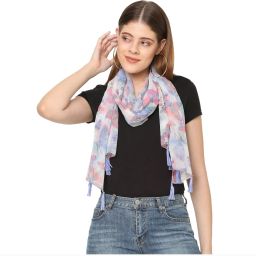 Animal Print Georgette Women Multicolor Fancy Scarf-image-32