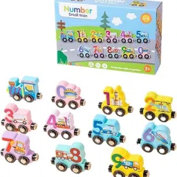 Wooden Train Toy for Childrens, Vehicle Train Woodens Games, Montessori Games-25